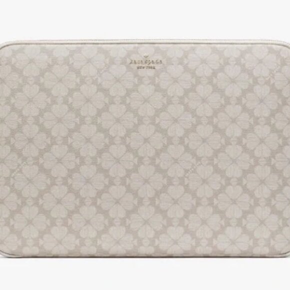 Kate Spade Beige Floral Laptop Sleeve Case Cover New - Picture 8 of 8